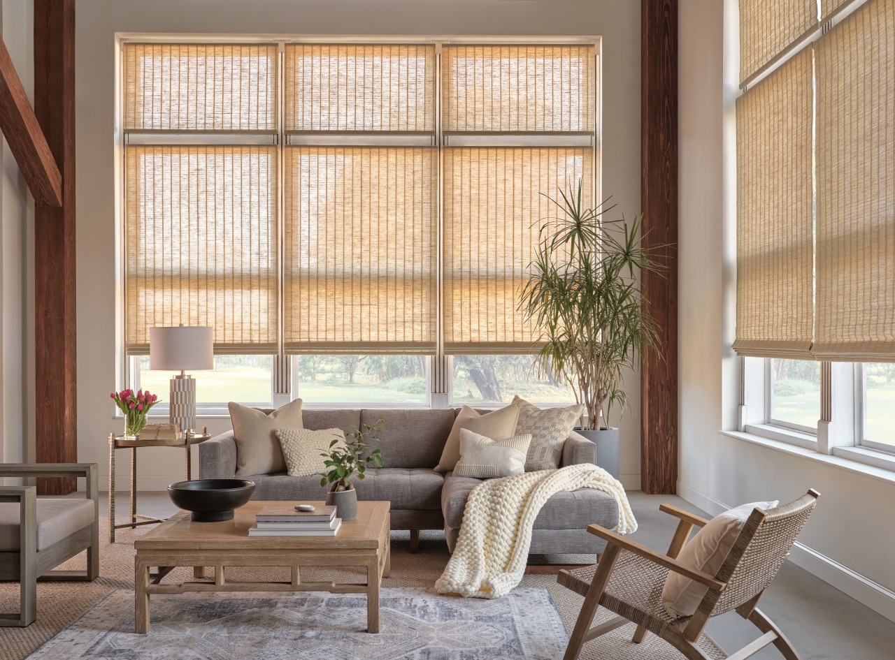 Choosing shades for large windows and sliding doors